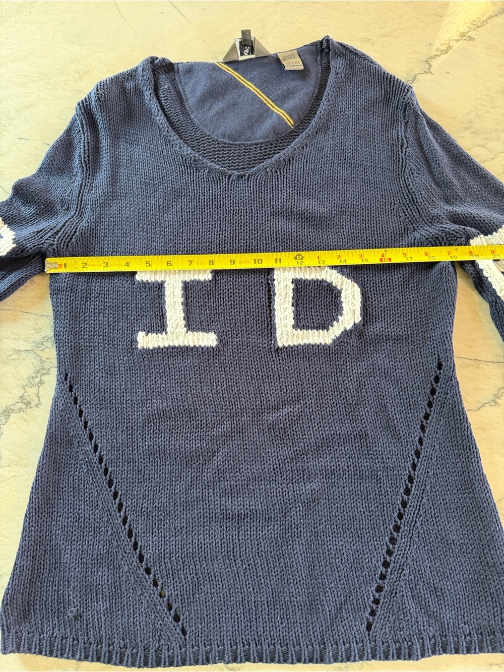Goode Rider Navy RIDE Sweater - Medium - Picture 6 of 11